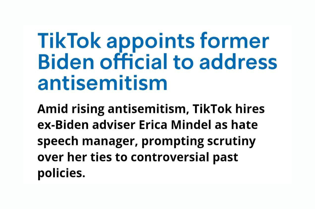 TikTok hires former IOF soldier to run “hate speech” enforcement