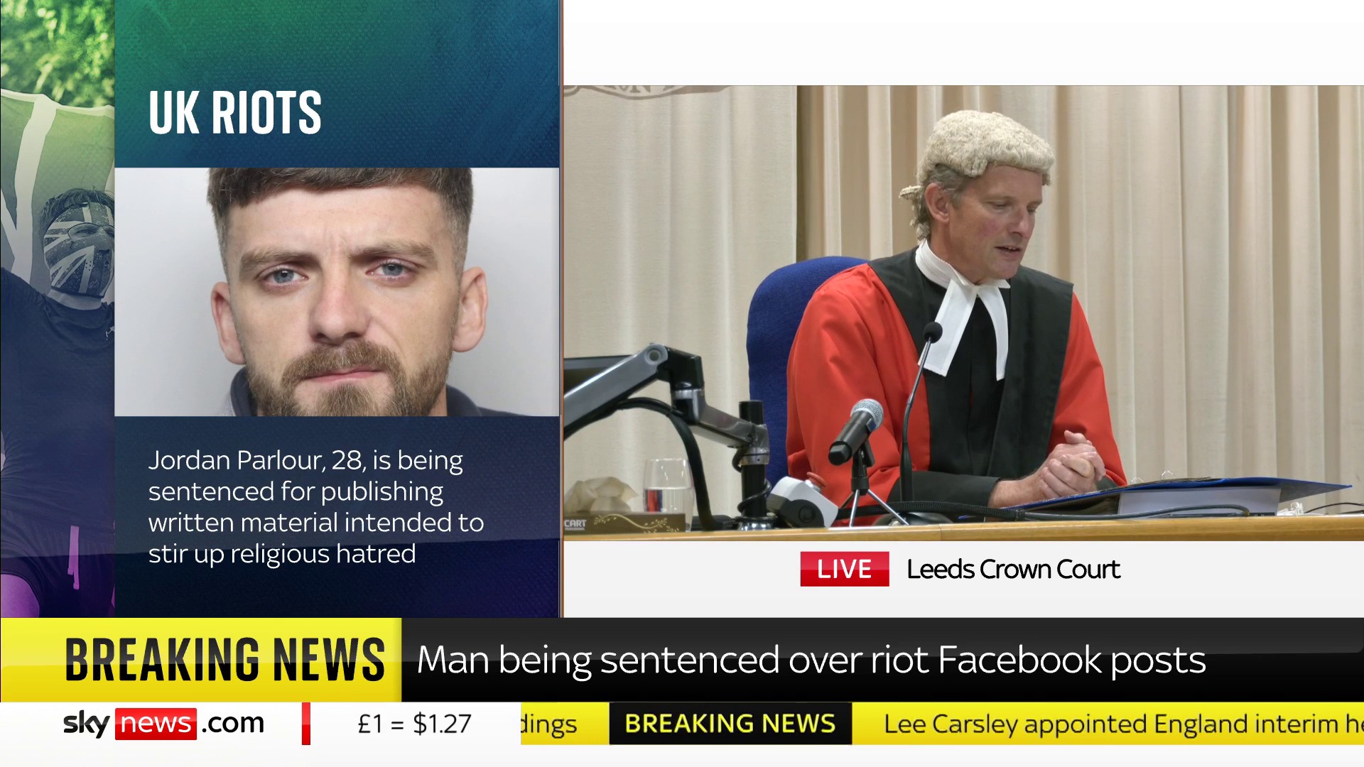 British man sentenced to two years in prison for social media post