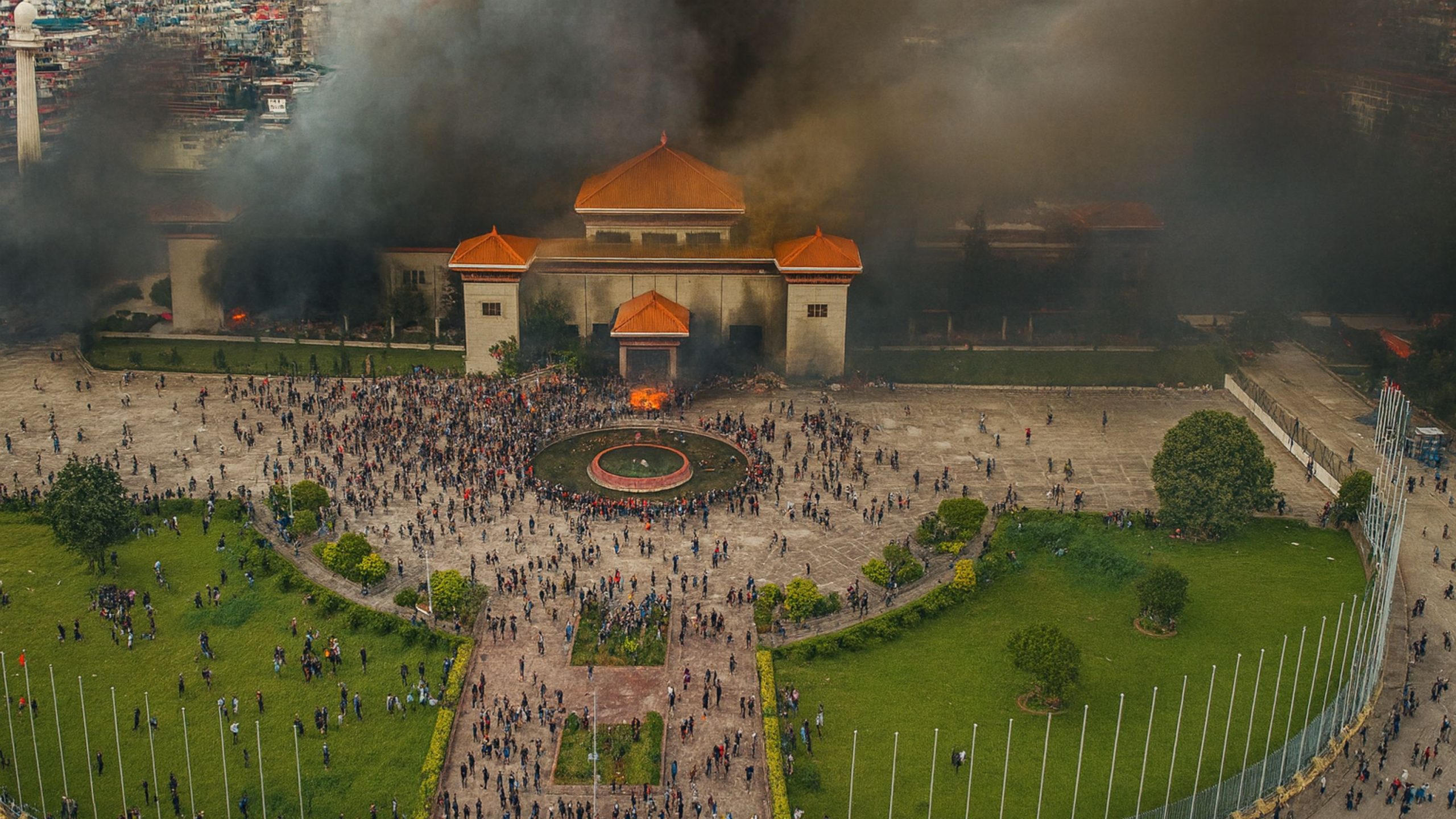 Nepal Tried To Censor The Internet. The People Set Parliament on Fire.