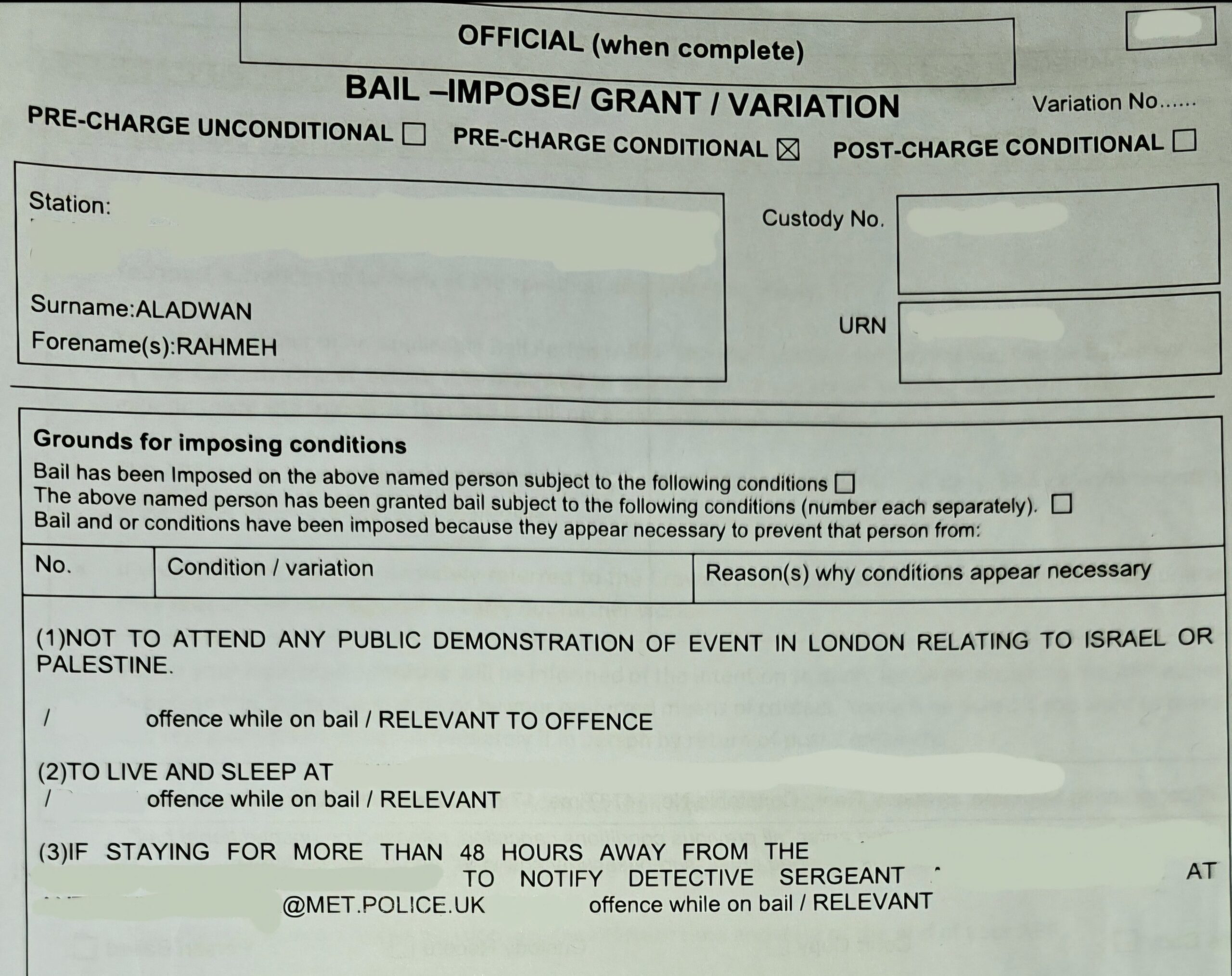 Dr Aladwan under House Arrest for Speech