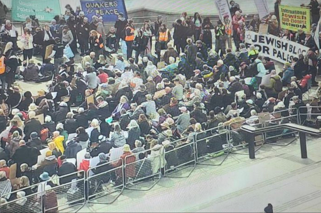 523 people were arrested for showing support for a proscribed organisation