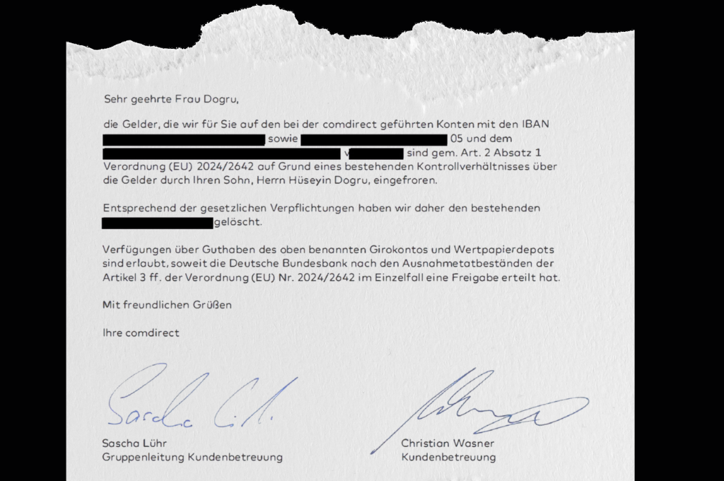 Germany’s collective punishment of a journalist’s family continues