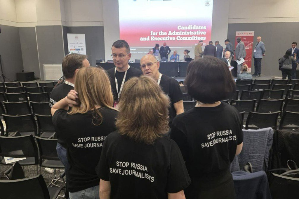 Russia expelled from the International Federation of Journalists