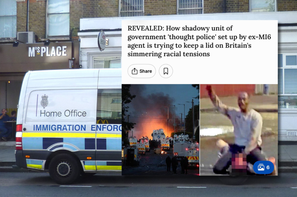 UK government has a ‘thought police’ unit to control mass migration narrative