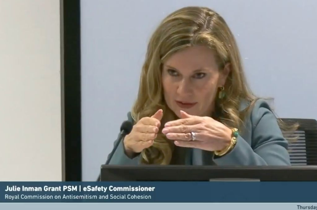 Australian eSafety Commissioner Julie Inman Grant asking for ‘notification power’ to punish ratios