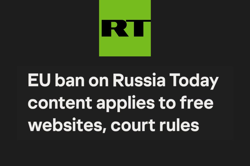 Three Europeans prosecuted for resharing Russia Today
