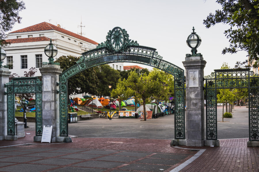 Palestinian encampment at UC Berkeley